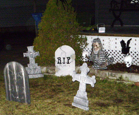 Cimetière d'halloween