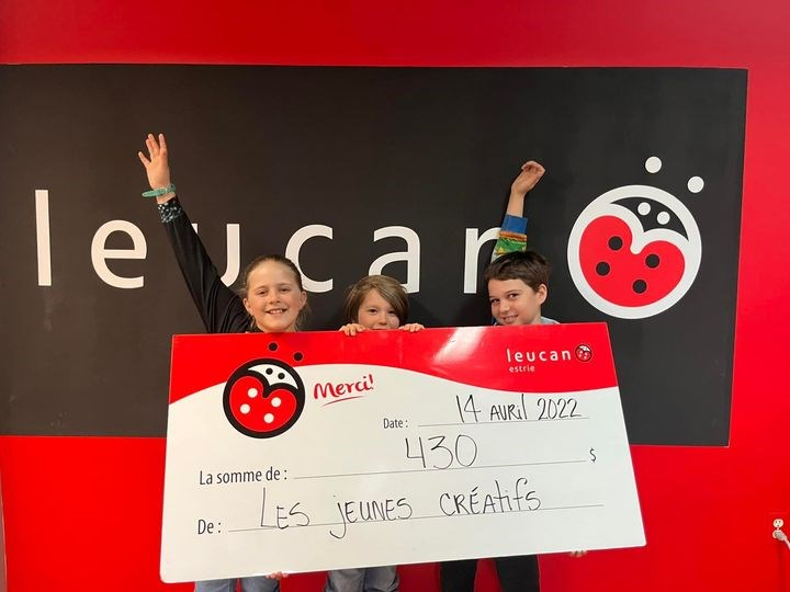 Trois jeunes de la région amassent de l’argent pour Leucan Estrie