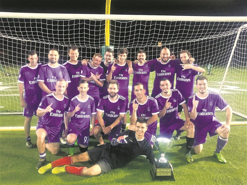 L’or pour la formation senior masculine de Windsor