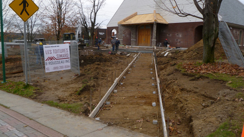 Reconstruction de l'Église