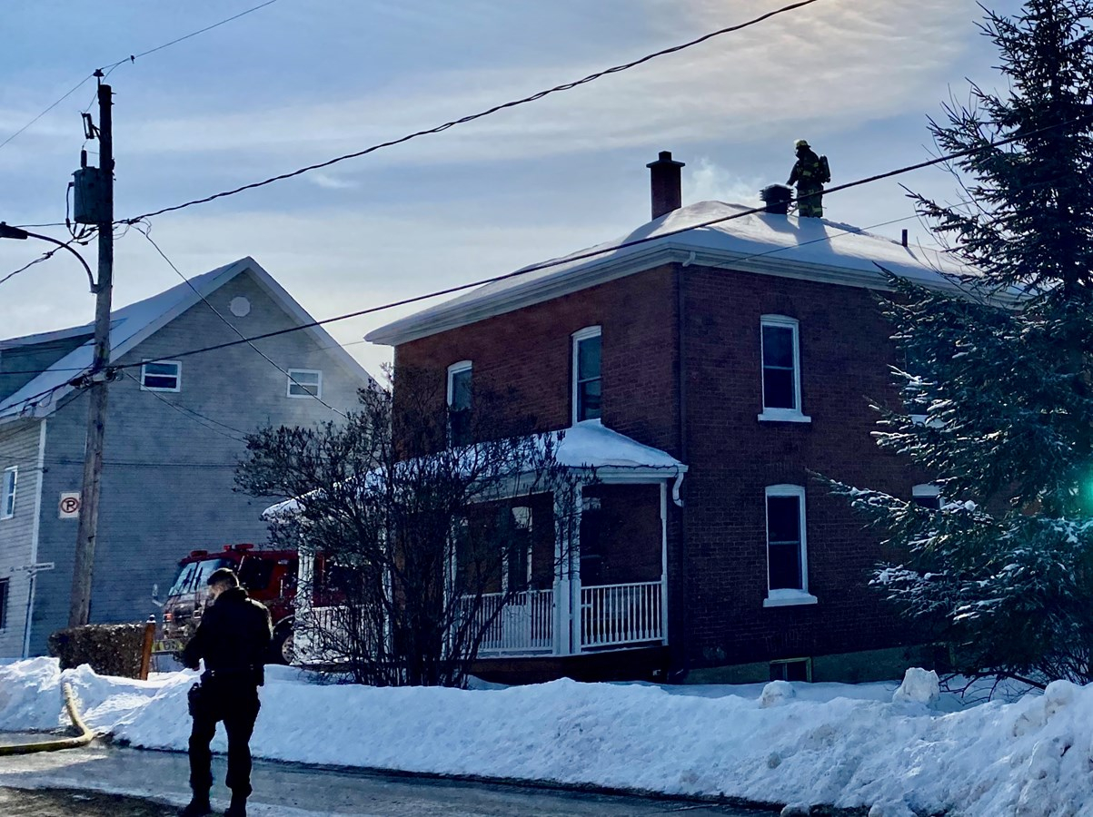 Incendie sur la 4e avenue à Windsor