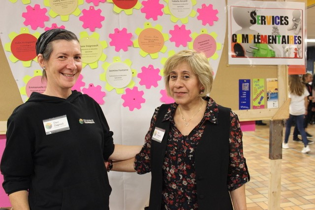 Les Services complémentaires. Diane Daigneault et Aida Arrasquito qui sont en poste depuis plusieurs années.