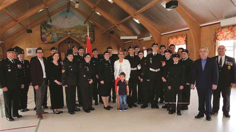 Corps de cadets : Présidence d’honneur du Major Laporte