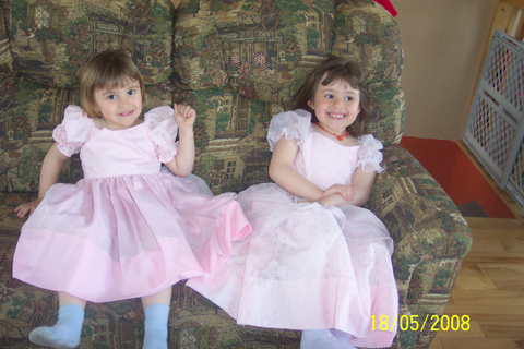 Nos deux princesse Laurie et Mélodie Mathieu