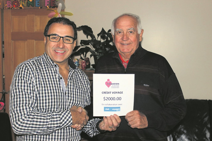 Gagnant du premier crédit-voyage de la Fondation