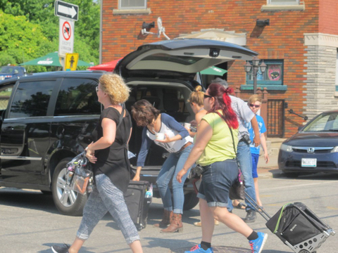 Tournage à Richmond