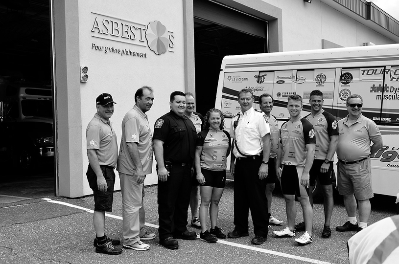 La solidarité des pompiers d’Asbestos à son meilleur