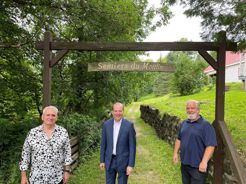 Investissement de 214 000 $ pour 3 projets de sentiers dans la circonscription de Richmond