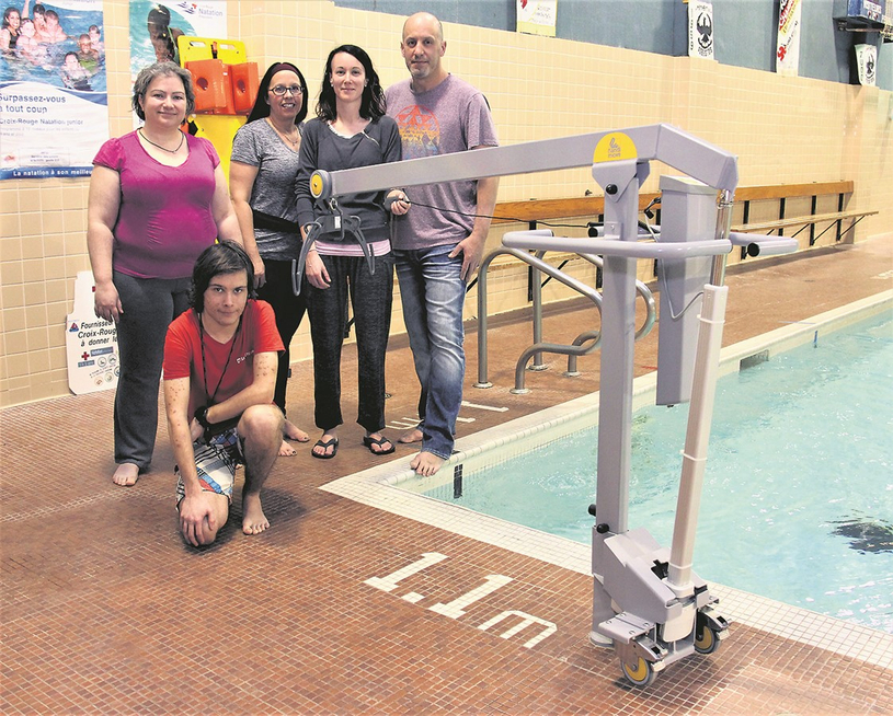 Meilleur accès à la piscine de l’Escale pour certaines personnes handicapées 