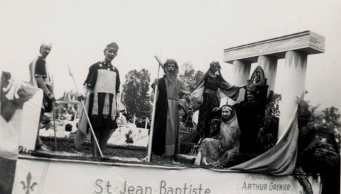 Parade de la St-Jean Baptiste en 1950