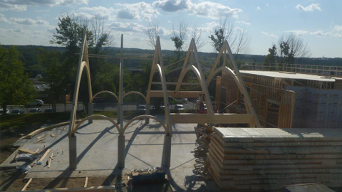 Reconstruction de l'église