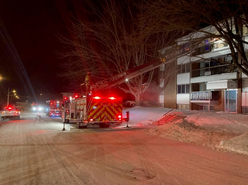 Début d’incendie sur la rue Watopéka à Windsor