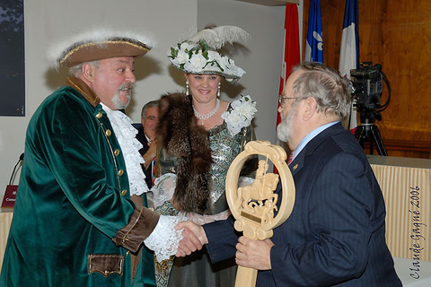 Remise des clés de la Ville