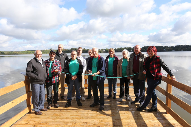 Le lac et ses rives accessibles à la communauté de St-François-Xavier