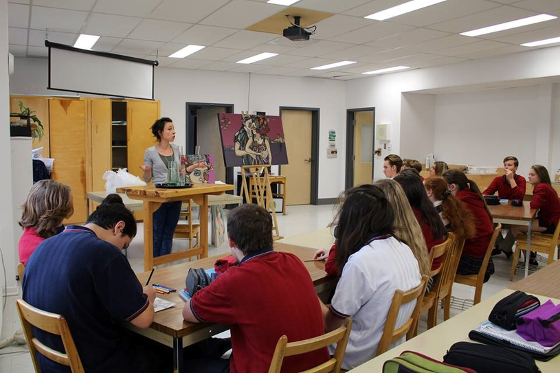 Des élèves de l’école secondaire Bromptonville s’inspirent d’Adèle Blais 