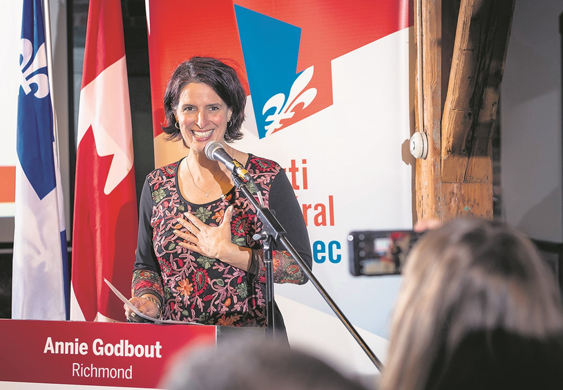 Annie Godbout, candidate libérale dans la circonscription de Richmond