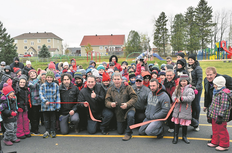 Un nouveau parc pour l’école de  St-Georges-de-Windsor