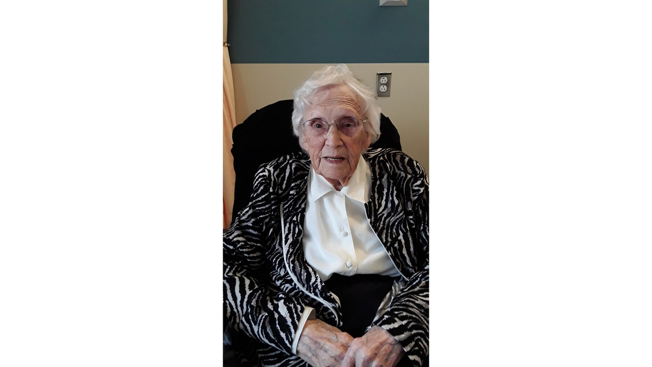 Cécile Chabot Forgues, 105 ans, est encore très lucide.