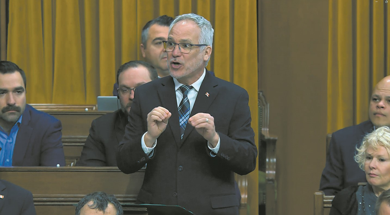Eric Lefebvre, député de Richmond-Arthabaska à la Chambre des communes.