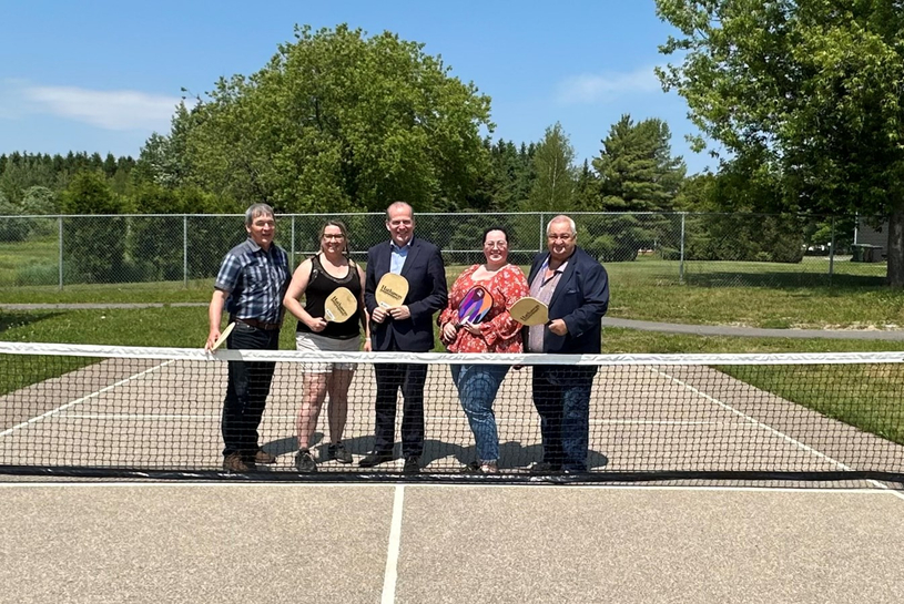 Nouveau terrain de pickleball à Saint-Georges-de-Windsor