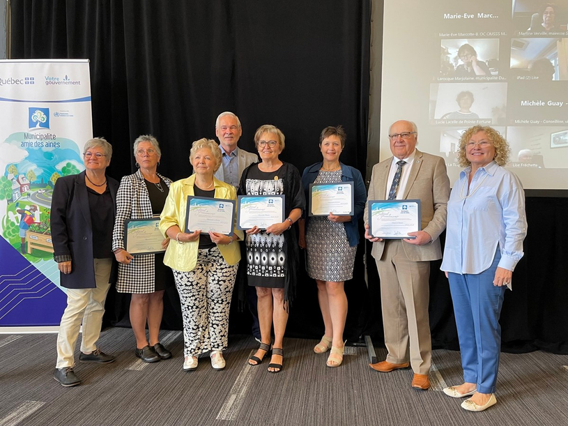 Remise de la certification MADA à la municipalité de Wotton