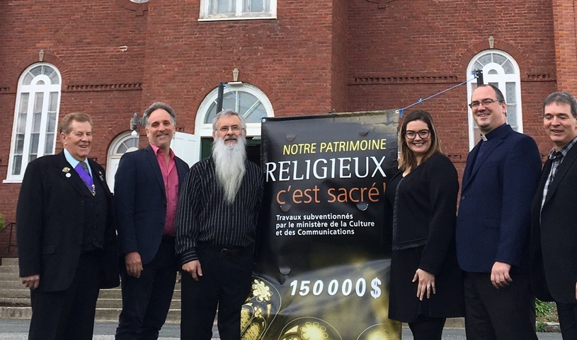  La restauration de l'église se poursuit à St-Georges de Windsor