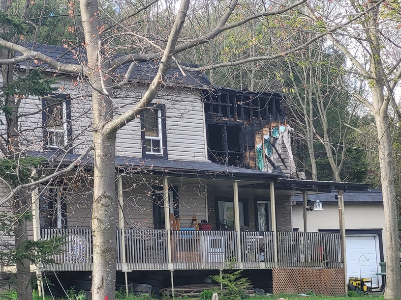 Un incendie d’origine suspecte à Val-des-Sources