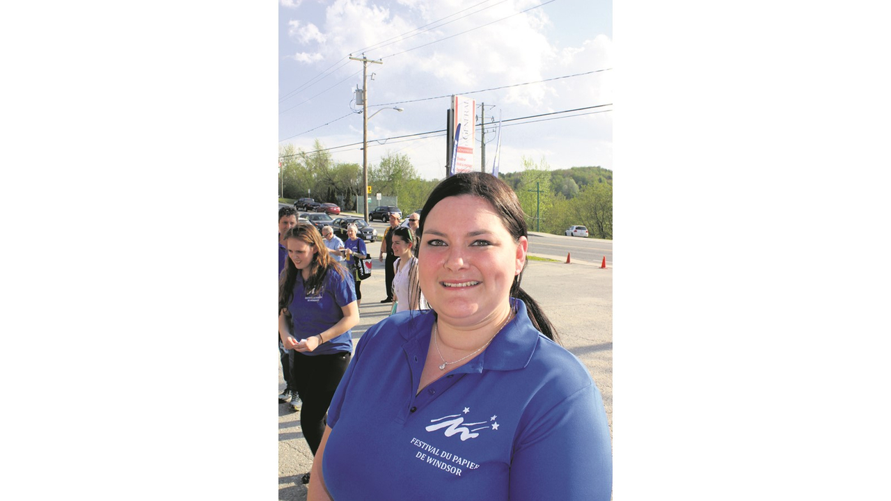 Sandrine Létourneau, présidente du Festival du papier de Windsor.