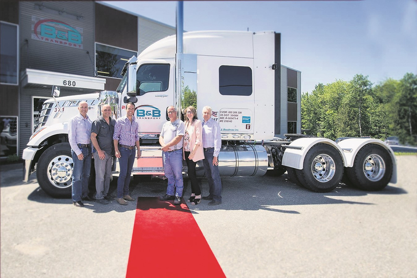 Un nouveau camion chez Bessette et Boudreau