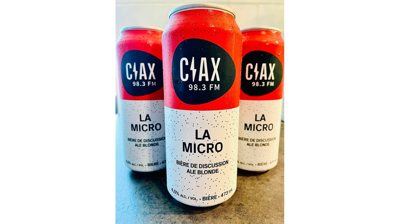 CIAX 98,3 FM se paie la traite pour ses 20 ans avec une bière anniversaire!