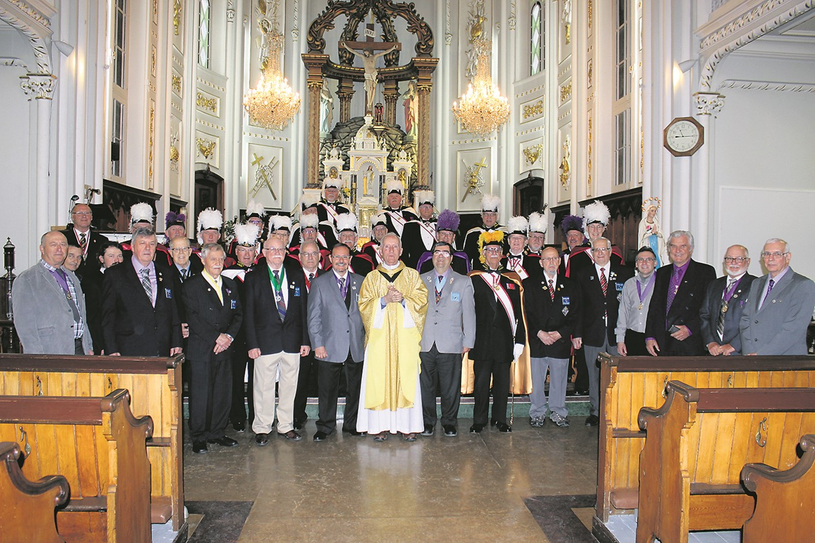 Messe à Sainte-Bibiane :  100 ans de chevalerie et de liens paroissiaux