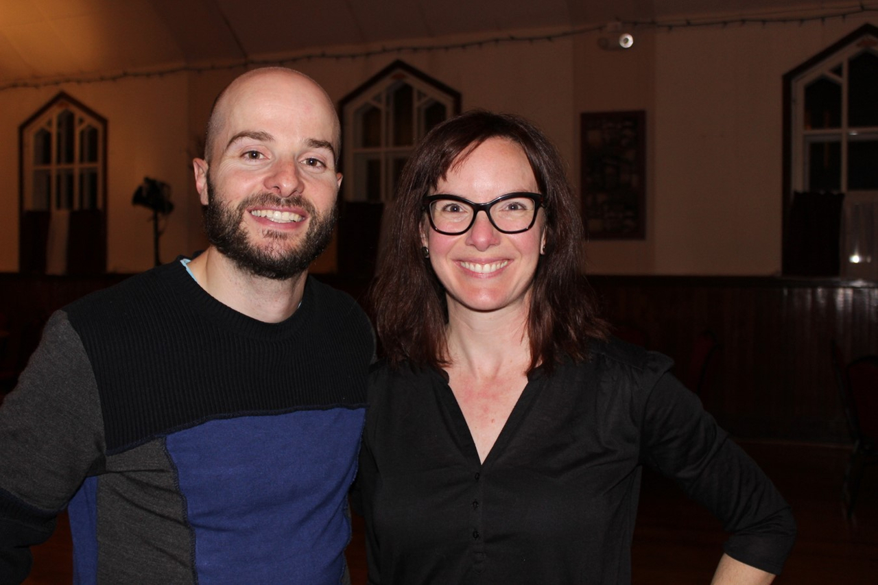 David Neveu et Marie-Ève Chapdelaine.