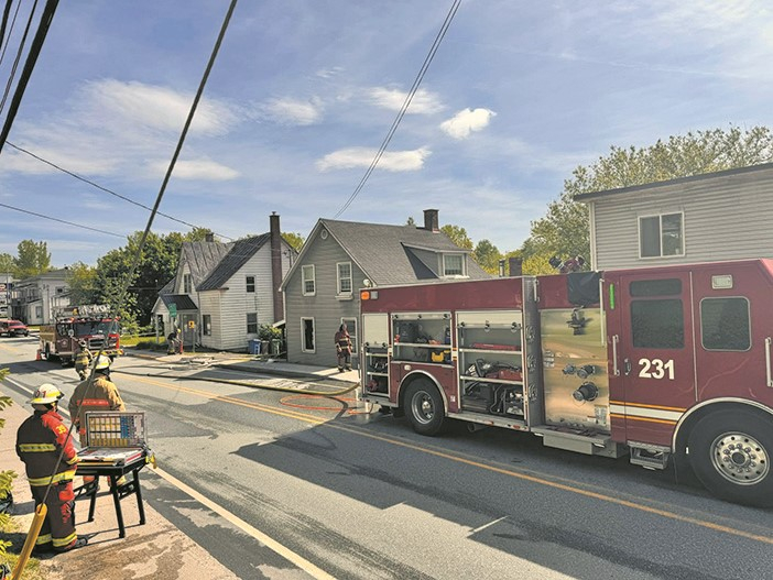Incendie dans un triplex sur la rue Principal à Windsor