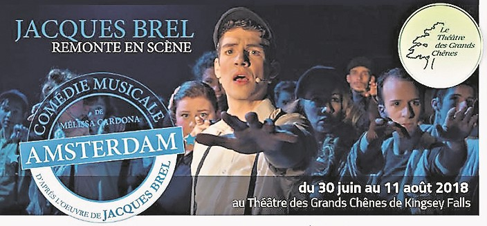 Spectacle au Théâtre des Grands Chênes de Kingsey-Falls 