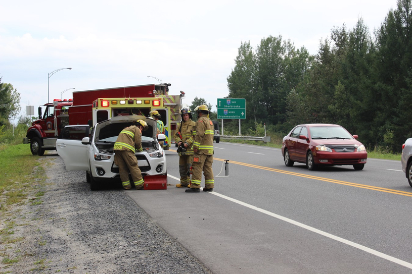 Perte de trajectoire sur la route  249