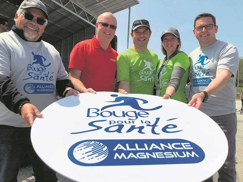 Du soleil et des sourires pour le Défi Bouge pour la Santé Alliance Magnésium