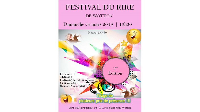 Un festival du rire voit le jour à Wotton