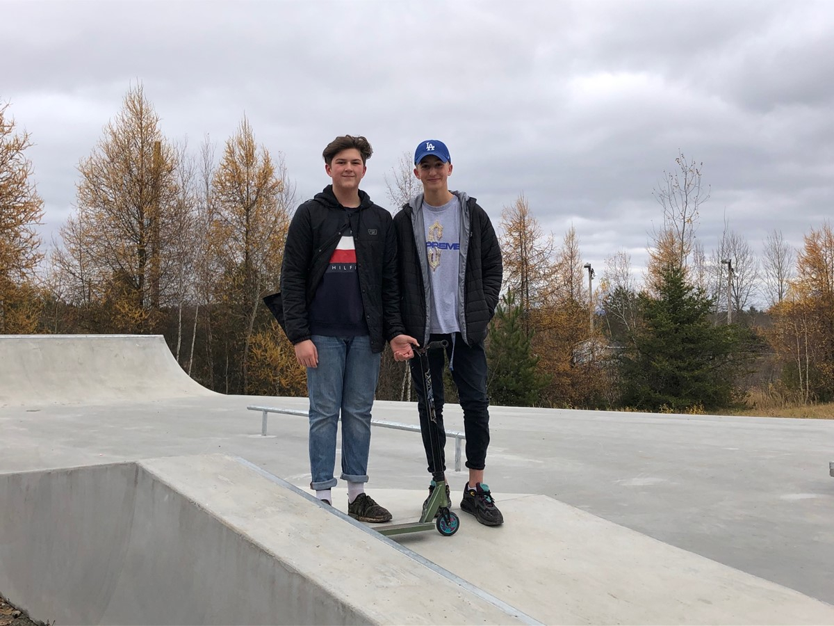 Léo Paquin et Mathieu Pomerleau
