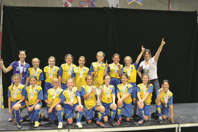 U12F championnes du tournoi Festi-Tour national de Magog