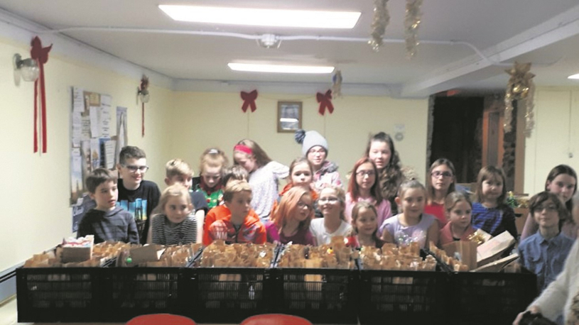 La récolte d’Halloween pour les paniers de Noël