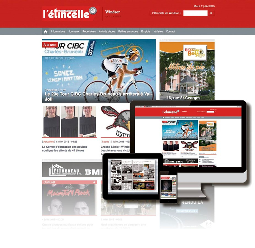 Nouveau site internet pour L’Étincelle