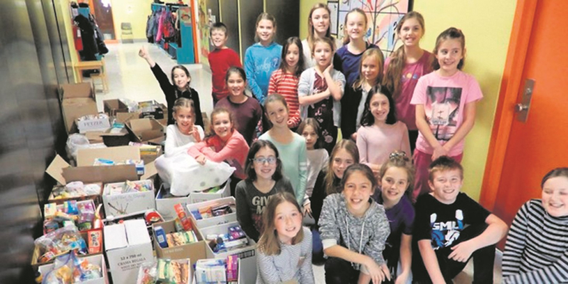 Les élèves de Saint-Philippe se mobilisent pour la collecte de denrées