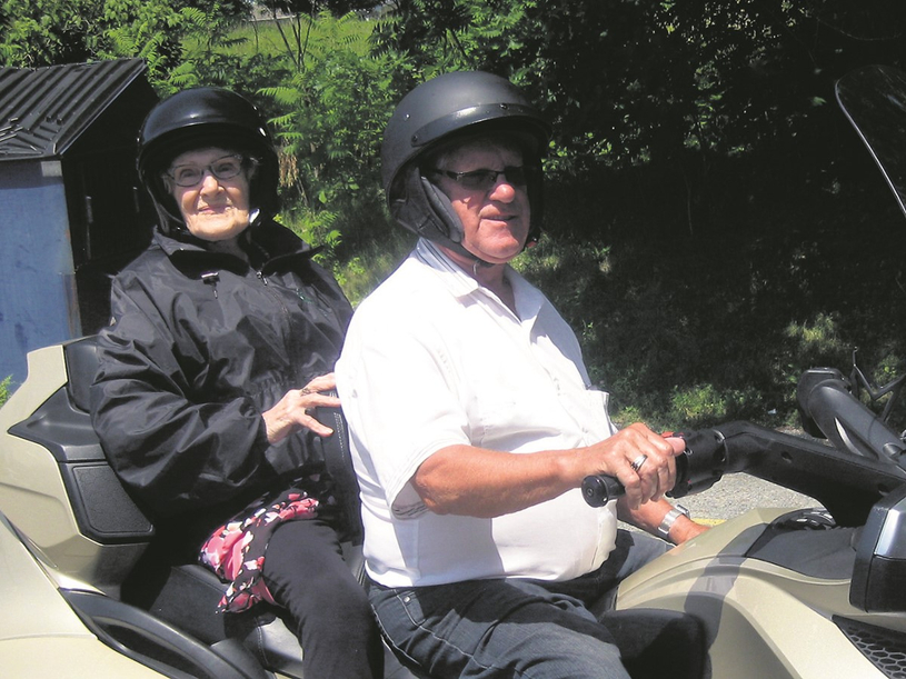 Un anniversaire qui roule pour Angéline Therrien