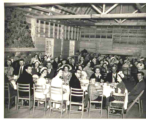 Réception à l'hotel Arnold en 1940
