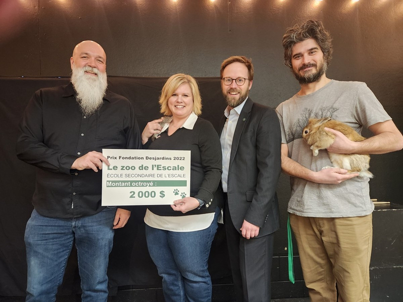 Un prix Fondation Desjardins pour motiver des jeunes de notre collectivité