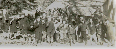 Party de cabane à sucre en 1930