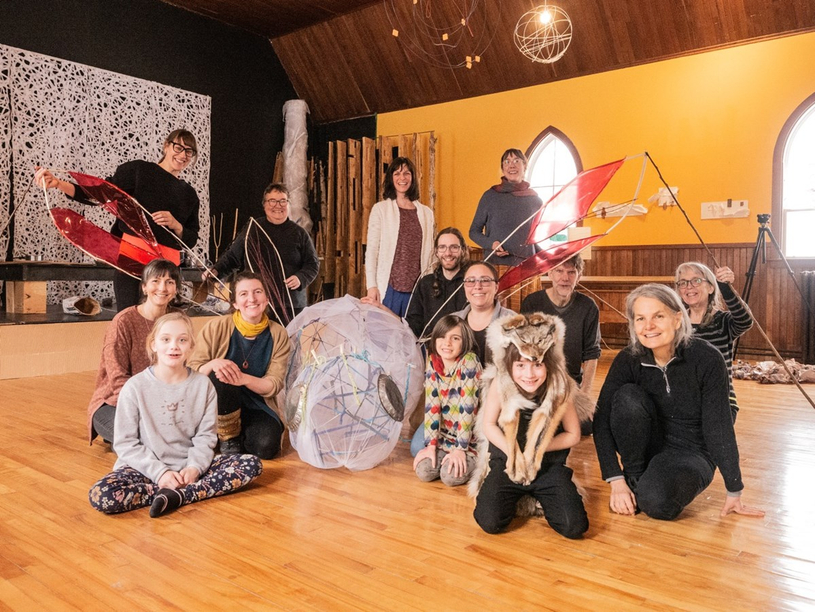Un premier atelier de création réalisé à La Mitaine