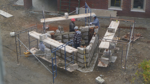 Reconstruction de l'église