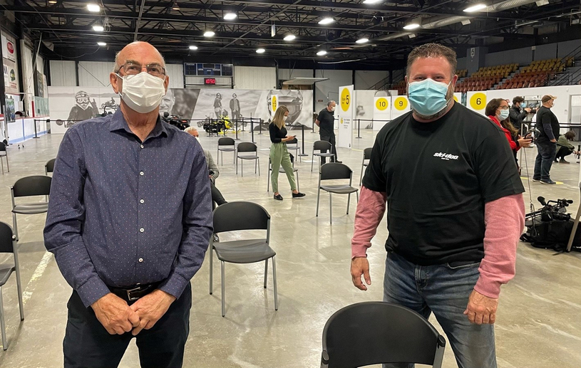 BRP inaugure le premier centre de vaccination en entreprise en Estrie