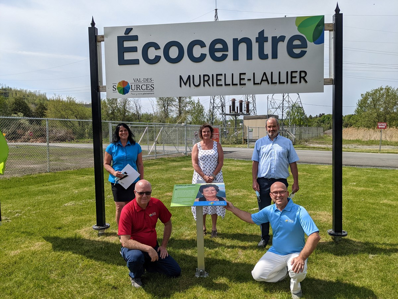 Val-des-Sources renomme son écocentre en l’honneur d’une grande pionnière